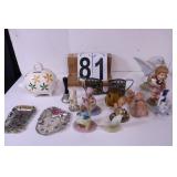 Flat W/ Pig Bank - Bell - Marble Fish - Other -