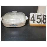 Corning Ware Corn Flower Pattern Casserole W/ Lid-