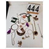 Flat W/ Necklaces - Bracelets - Includes Black -