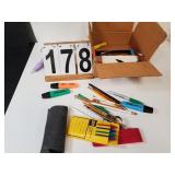 Box W/ Ink Pens - Pencils - Avon Pomedore