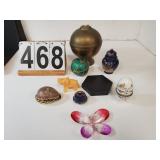 Brass Bowl - Sea Shell - Trinket Box