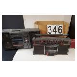 Box W/ Assorted Radios Includes Emerson -