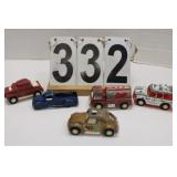 Flat of Tootsie Toy Cars