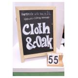 Double Sided Folding Chalk Board 26" X 19"