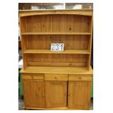 Glazed Welch Dresser 67"T X 46.5"W X 13.5"D
