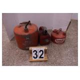 3 Gas Cans