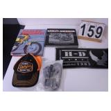 2 Harley Davidson Books ~ Harley Metal Sign ~