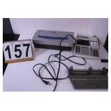 Paper Shredder ~ 3 Hole Punch ~ Canon Calculator