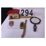 Musical Jewelry Box  - VTG Mirror - Barret -