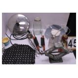 2 Grill Tongs - Lid - Custard Cups - Silicone-