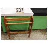 Wooden Coat Rack W/ Hearts 30"T X 25"W X 9"D