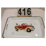 Serving Tray W/ Farm Design 18" X 12"
