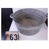 Galvanized Wash Tub No Holes