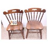 2 VTG Wooden Chairs