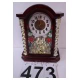 Decorative Plastic Wall Clock (Battery) Running