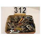 Flat of Tools w/ Small Clamps ~ Wrenches