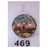 Dinner Time Wall Decor 13"