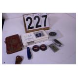 Small Clear Tote-Belt Buckle - 2 Small US Marine P