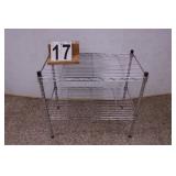 2 Tier Metal Wire Shelf Unit 22.5"T X 24"W X 13.5W