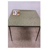 VTG Card Table 28.5"T X 35" X 35"