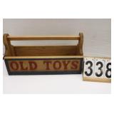 Wooden Old Toys Tool Box
