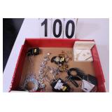 Flat of Jewelry w/ Bracelets ~ Necklaces