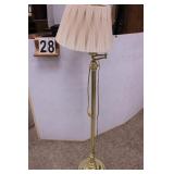 Gold Tone Floor Lamp (Works)