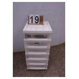 6 Drawer Rolling Cart