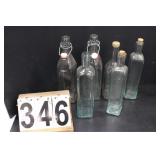 Flat of Tall Glass Bottles