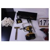 Box of Tools W/ Sockets ~ Screwdrivers ~ Brass-
