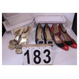 3 Pairs of Used High Heels Size 9
