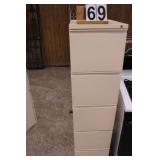 5 Drawer File Cabinet 60.75" T X 15" X 22"