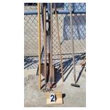 Group of Garden Tools Includes Spade