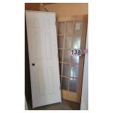 2ct 24" ~1ct 32" 15 Pane Glass Door