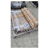 Approx. 100pc 40" Treated Deck Spindles