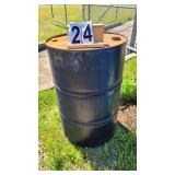 55 Gallon Metal Barrel
