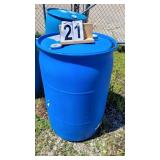 55 Gallon Plastic Barrel