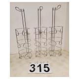 (3) Toilet Tissue Holders (New)