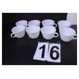 Flat W/ 8 Pyrex Coffee Cups