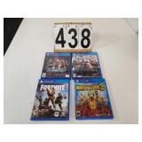 4 PS4  Games W/ Fortnite