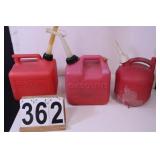 (2) 2 Gal Cans - 1.25 Gal Can