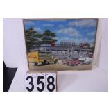 Coke Diner Picture 16" X 20"