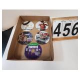 5 X Box Games No Cases W/ Tiger Woods