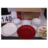 Box Of Assorted Dishes Includes 1 Corelle Plate