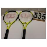 Pair od Wilson Tennis Raquets