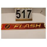 The Flash Metal Sign 3.5" X 20"