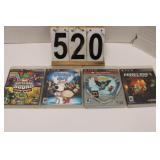 4 PS3 Games W/ Minecraft