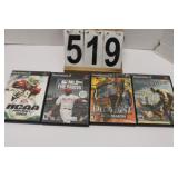 4 PS2 Games W/ God of War