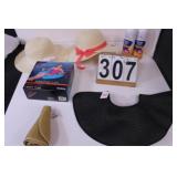 2 Straw Type Hats - Swim Tube 35" - Ladies Visor -
