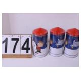 3 Peanuts Licensed Musical Canister W/ 4OZ -
